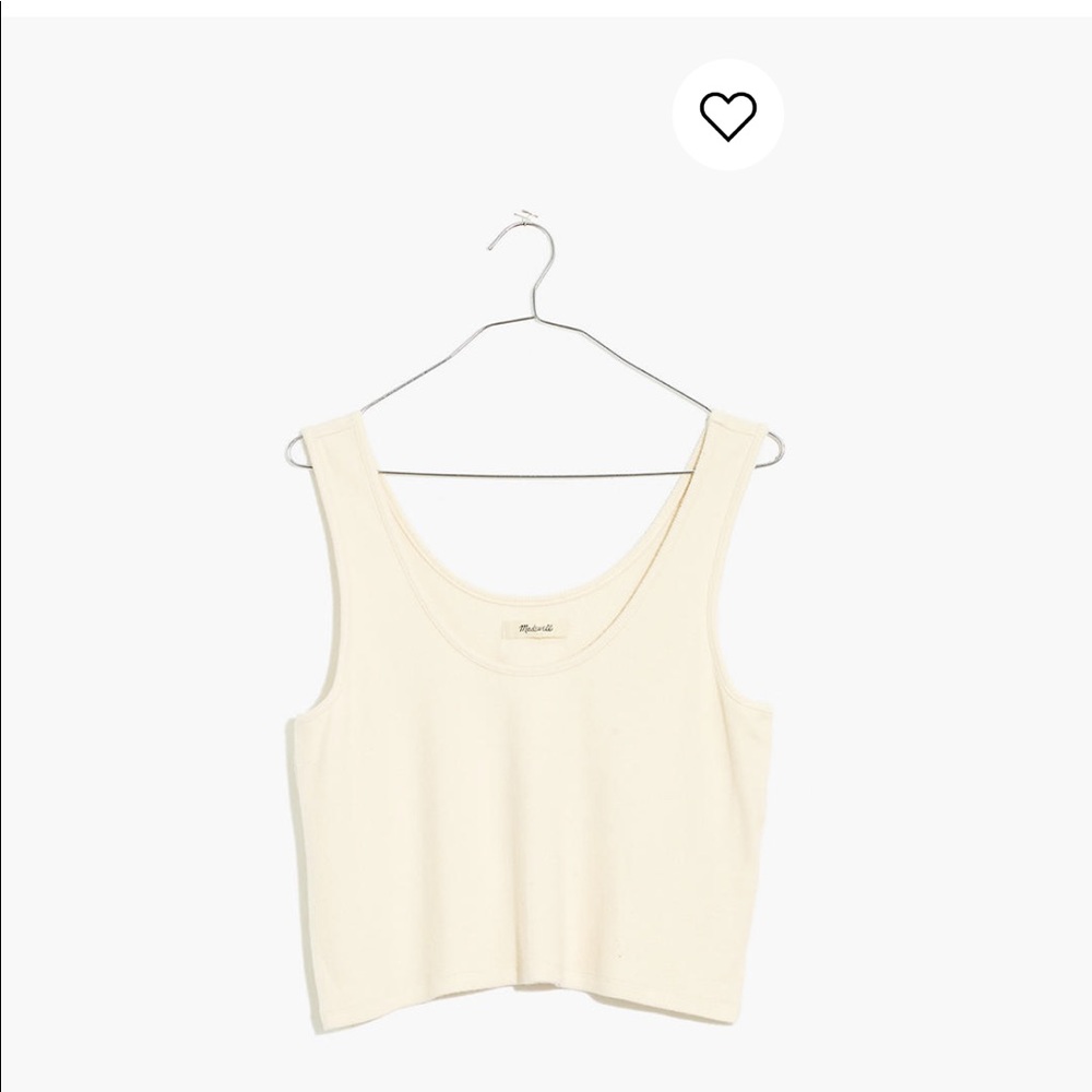 New Madewell crop tank size M